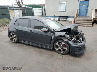 2016 Volkswagen Golf GTI SE with VIN 3VW4T7AU1GM042474, listed as a Copart auction lot 51389595 with 162,857 mi miles and Salvage Title. Bid and sale history available at carsss.com. Image 4.