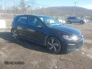 2020 Volkswagen Golf GTI S with VIN 3VW6T7AU1LM017089, listed as a IAAI auction lot 41527453 with 36,404 mi miles. Bid and sale history available at carsss.com. Image 1.