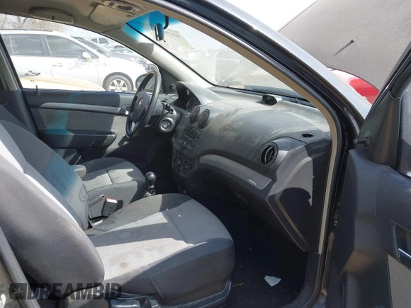 2009 Chevrolet Aveo 1LT with VIN KL1TD66E59B631584, listed as a IAAI auction lot 41767703 with 160,423 mi miles and . Bid and sale history available at DreamBid. Image 5.