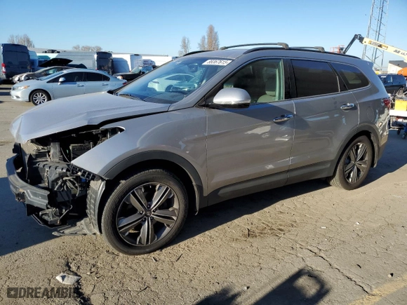 2016 Hyundai Santa Fe XL Premium with VIN KM8SNDHF2GU138163, listed as a Copart auction lot 88367615 with 83,836 mi miles and Salvage Title. Bid and sale history available at carsss.com. Image 1.