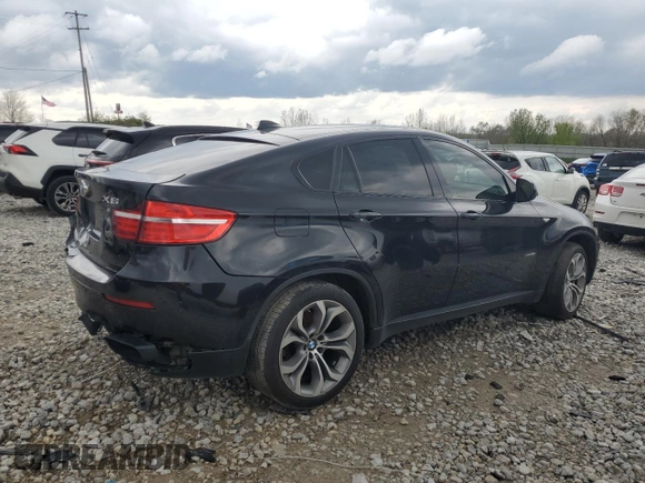 2013 BMW X6 xDrive50i z VIN 5UXFG8C52DL591320, wystawiony jako Copart lot #55245075 z przebiegiem Nie podano mil oraz Szkoda całkowita • Salvage title. Historia ofert i sprzedaży dostępna na DreamBid. Obrazek 3.