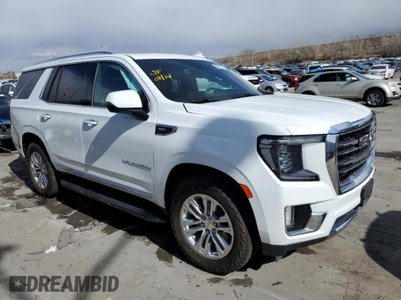 2021 GMC Yukon SLT with VIN 1GKS2BKD3MR185679, listed as a Copart auction lot 45471483 with 46,542 mi miles. Bid and sale history available at carsss.com. Image 4.