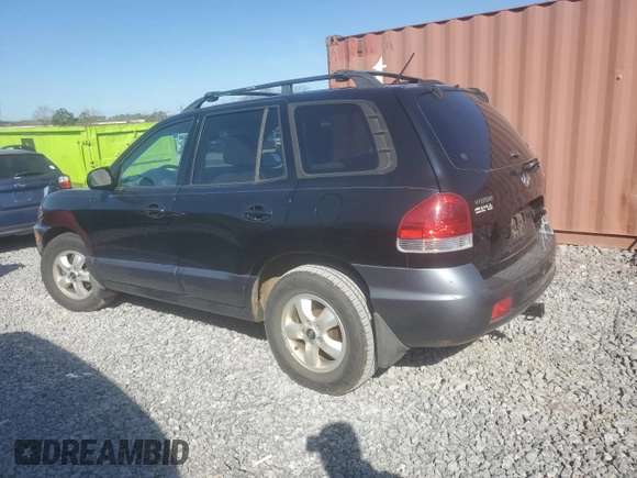 2006 Hyundai Santa Fe GLS with VIN KM8SC73D96U094903, listed as a Copart auction lot 49484945 with 180,838 mi miles and Salvage Title. Bid and sale history available at carsss.com. Image 2.