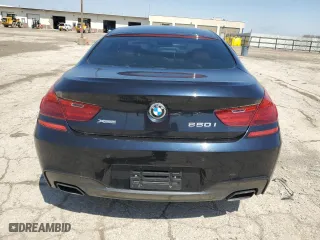 2014 BMW 6 Series 650i xDrive with VIN WBA6B4C5XED099250, listed as a Copart auction lot 52734845 with 0 mi miles and Clean Title. Bid and sale history available at carsss.com. Image 6.