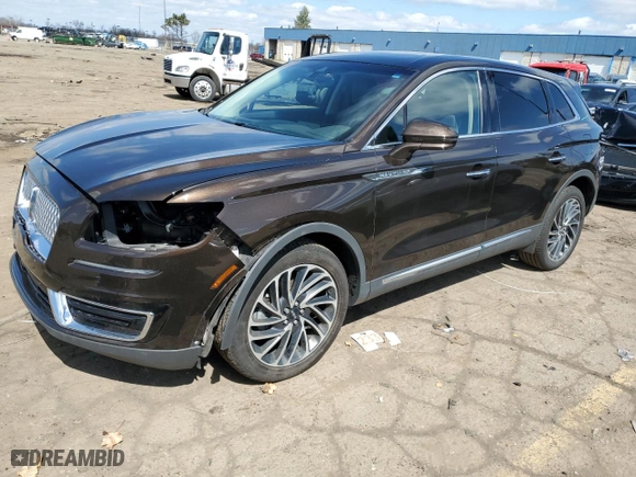 2020 Lincoln Nautilus Reserve with VIN 2LMPJ8K97LBL22319, listed as a Copart auction lot 50528965 with 24,208 mi miles and Salvage Title. Bid and sale history available at carsss.com. Image 1.