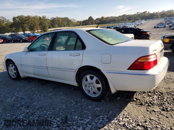 2002 Acura RL with VIN JH4KA96592C015836, listed as a Copart auction lot 80301844 with 150,054 mi miles and Salvage Title. Bid and sale history available at carsss.com. Image 2.
