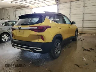 2021 Kia Seltos S with VIN KNDEU2AA1M7204560, listed as a Copart auction lot 49103675 with 77,116 mi miles and Salvage title. Bid and sale history available at DreamBid. Image 3.
