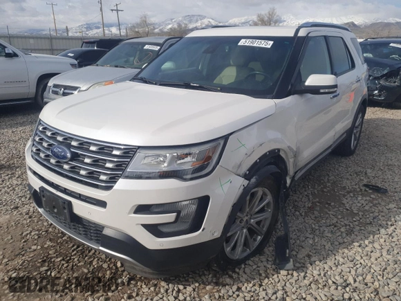 2016 Ford Explorer Limited with VIN 1FM5K8F83GGC20256, listed as a Copart auction lot 51901575 with 85,738 mi miles and Salvage Title. Bid and sale history available at DreamBid. Image 1.