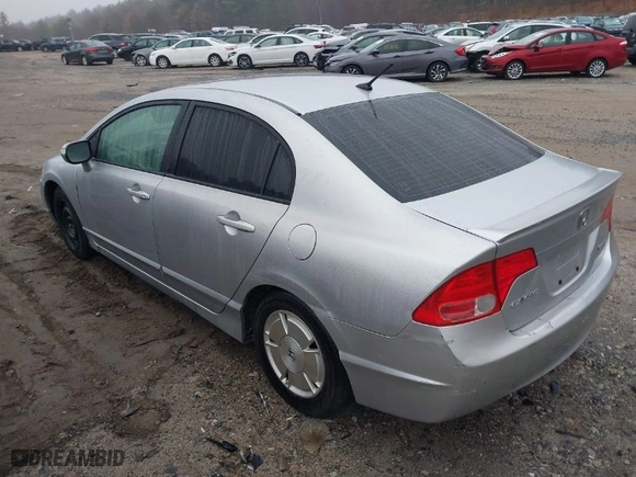 2008 Honda Civic Hybrid with VIN JHMFA36208S018725, listed as a IAAI auction lot 41815877 with 192,203 mi miles. Bid and sale history available at carsss.com. Image 3.