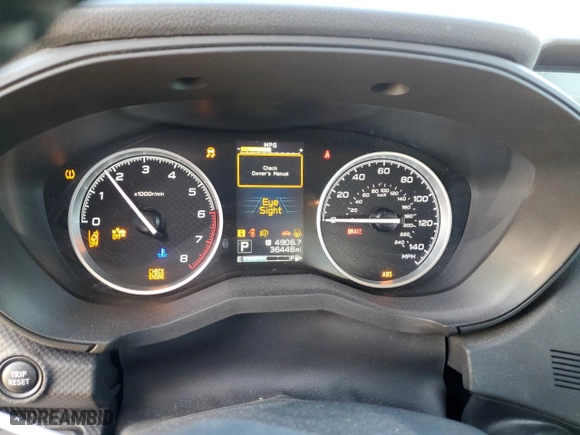 2021 Subaru Forester Premium with VIN JF2SKAJC6MH514820, listed as a Copart auction lot 44374185 with 36,446 mi miles and Salvage Title. Bid and sale history available at carsss.com. Image 9.