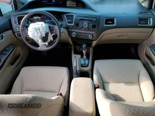 2015 Honda Civic LX with VIN 19XFB2F56FE119187, listed as a Copart auction lot 49957975 with 104,792 mi miles and Salvage Title. Bid and sale history available at DreamBid. Image 8.