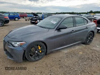 2020 Alfa Romeo Giulia Ti with VIN ZARFAMBNXL7637986, listed as a Copart auction lot 59406215 with 46,350 mi miles and Salvage title. Bid and sale history available at DreamBid. Image 1.