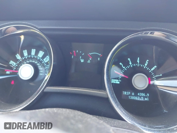 2011 Ford Mustang V6 with VIN 1ZVBP8AMXB5165352, listed as a IAAI auction lot 42333408 with 138,063 mi miles and . Bid and sale history available at DreamBid. Image 7.
