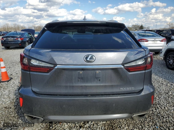 2016 Lexus RX 350 F Sport with VIN 2T2BZMCA6GC039472, listed as a Copart auction lot 50215505 with 121,171 mi miles and Salvage Title. Bid and sale history available at carsss.com. Image 6.