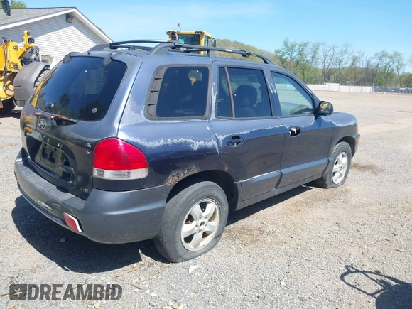 2005 Hyundai Santa Fe GLS with VIN KM8SC73D35U926492, listed as a IAAI auction lot 42131446 with 177,553 mi miles. Bid and sale history available at carsss.com. Image 4.