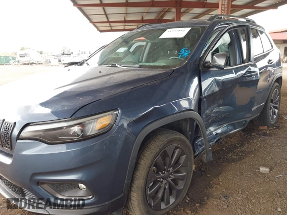 2021 Jeep Cherokee Latitude Lux with VIN 1C4PJLMX0MD207782, listed as a IAAI auction lot 41797805 with 97,863 mi miles. Bid and sale history available at carsss.com. Image 6.