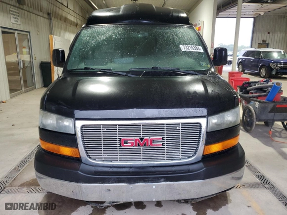 2006 GMC Savana Cargo Van YF7 Upfitter with VIN 1GDFH15T961127209, listed as a Copart auction lot 73216384 with 244,102 mi miles and Salvage Title. Bid and sale history available at carsss.com. Image 5.