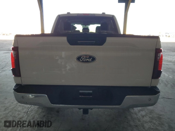2024 Ford F-150 XLT with VIN 1FTEW3LP2RKD38855, listed as a Copart auction lot 80711074 with 12,360 mi miles and Salvage Title. Bid and sale history available at carsss.com. Image 6.