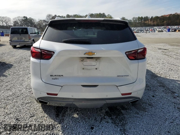 2020 Chevrolet Blazer Premier with VIN 3GNKBFRS4LS697221, listed as a Copart auction lot 88692065 with 65,048 mi miles and Salvage title. Bid and sale history available at DreamBid. Image 6.