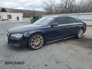 2013 Audi A8 L 3.0L with VIN WAURGAFD7DN032551, listed as a Copart auction lot 47888235 with 167,354 mi miles and Clean Title. Bid and sale history available at carsss.com. Image 1.