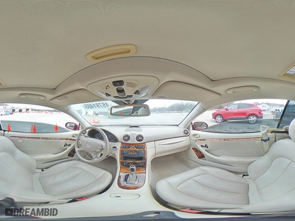 2003 Mercedes-Benz CLK-Class 5.0L with VIN WDBTJ75J83F022638, listed as a Copart auction lot 46781465 with 187,121 mi miles and Salvage Title. Bid and sale history available at carsss.com. Image 13.