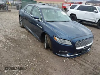2017 Lincoln Continental Select with VIN 1LN6L9TK2H5603593, listed as a IAAI auction lot 41722163 with 63,431 mi miles. Bid and sale history available at carsss.com. Image 1.