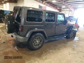 2014 Jeep Wrangler Unlimited Sahara z VIN 1C4BJWEG6EL183943, wystawiony jako Copart lot #48945325 z przebiegiem 171 711 mil mil oraz Czysty tytuł • Clean title. Historia ofert i sprzedaży dostępna na DreamBid. Obrazek 3.