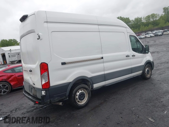 2021 Ford Transit Cargo with VIN 1FTBW1X84MKA98047, listed as a IAAI auction lot 42313747 with 65,600 mi miles and . Bid and sale history available at DreamBid. Image 4.