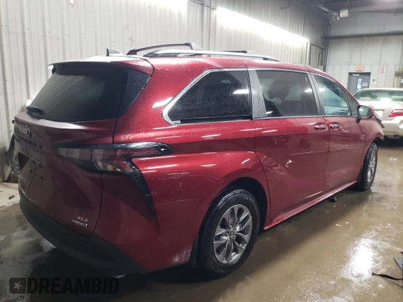 2023 Toyota Sienna XLE with VIN 5TDYSKFC4PS077858, listed as a Copart auction lot 84274124 with 29,857 mi miles and Salvage Title. Bid and sale history available at carsss.com. Image 3.