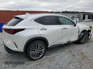 2022 Lexus NX with VIN 2T2GKCEZXNC003496, listed as a Copart auction lot 86415974 with 44,710 mi miles and Salvage Title. Bid and sale history available at carsss.com. Image 3.