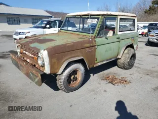 1967 Ford Bronco z VIN U15FLA88482, wystawiony jako Copart lot #47765575 z przebiegiem 69 436 mil mil oraz Czysty tytuł • Clean title. Historia ofert i sprzedaży dostępna na DreamBid. Obrazek 1.