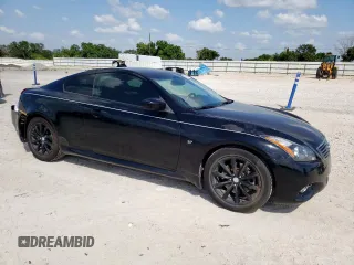 2014 Infiniti Q60 Journey with VIN JN1CV6EK7EM111921, listed as a Copart auction lot 59784965 with 119,379 mi miles and Salvage title. Bid and sale history available at DreamBid. Image 4.