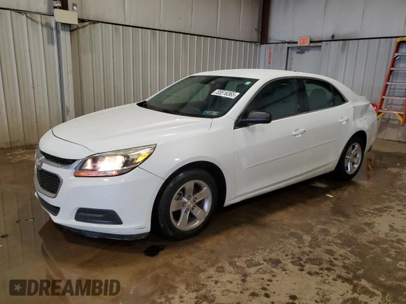 2014 Chevrolet Malibu LS with VIN 1G11B5SL9EF215537, listed as a Copart auction lot 55516365 with 125,517 mi miles and Salvage Title. Bid and sale history available at DreamBid. Image 1.