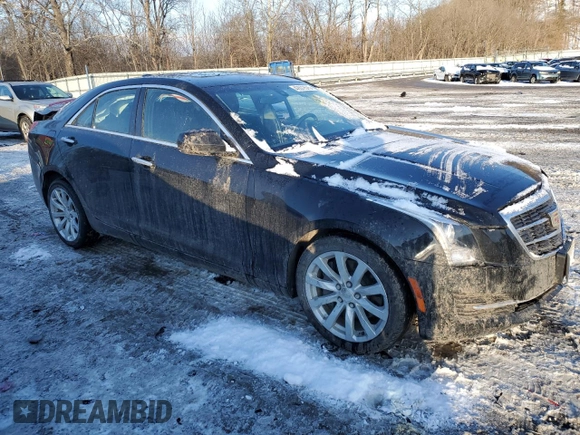 2018 Cadillac ATS AWD z VIN 1G6AE5RX1J0107534, wystawiony jako Copart lot #42672575 z przebiegiem 76 926 mil mil oraz Szkoda całkowita • Salvage title. Historia ofert i sprzedaży dostępna na DreamBid. Obrazek 4.