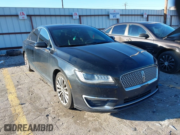 2017 Lincoln MKZ Hybrid Premiere with VIN 3LN6L5KU4HR614104, listed as a IAAI auction lot 41596582 with 188,969 mi miles. Bid and sale history available at carsss.com. Image 1.