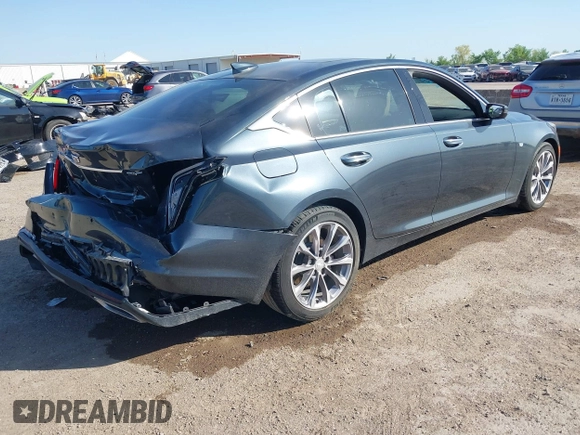2021 Cadillac CT5 Premium Luxury with VIN 1G6DN5RK4M0115844, listed as a IAAI auction lot 42020524 with 52,226 mi miles. Bid and sale history available at carsss.com. Image 4.