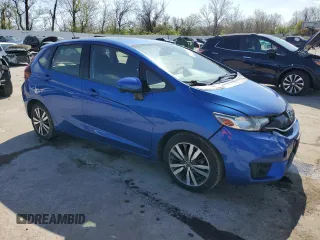 2017 Honda Fit EX with VIN JHMGK5H74HS006972, listed as a Copart auction lot 52148425 with 79,289 mi miles and Salvage Title. Bid and sale history available at carsss.com. Image 4.