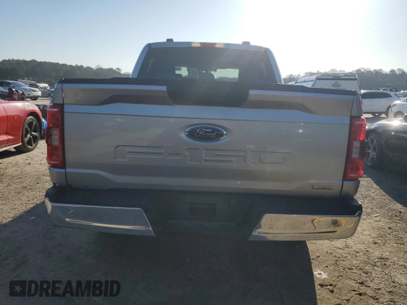 2023 Ford F-150 XL with VIN 1FTEW1C84PKD44022, listed as a Copart auction lot 48854095 with 56,526 mi miles and Clean title. Bid and sale history available at DreamBid. Image 6.