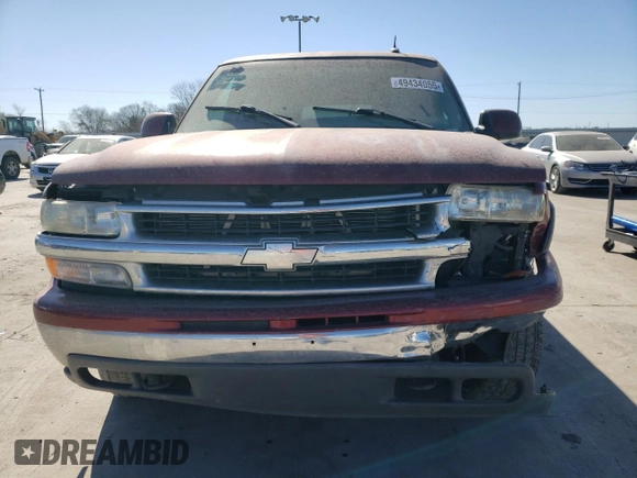 2002 Chevrolet Suburban LT with VIN 1GNEC16Z92J320480, listed as a Copart auction lot 49434055 with 358,512 mi miles and Salvage Title. Bid and sale history available at carsss.com. Image 5.