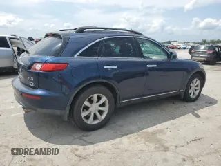 2005 Infiniti FX with VIN JNRAS08W85X207662, listed as a Copart auction lot 59736235 with 231,061 mi miles and Clean title. Bid and sale history available at DreamBid. Image 3.