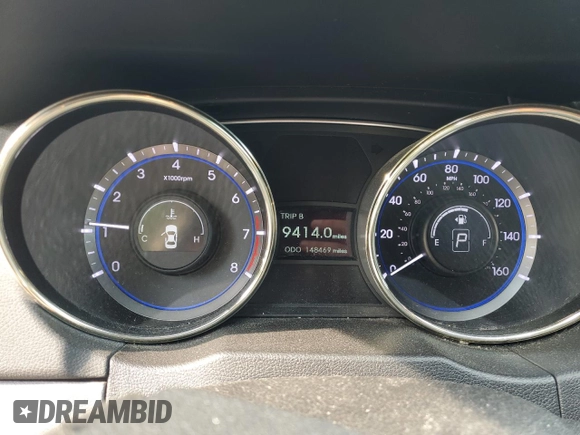 2011 Hyundai Sonata Limited z VIN 5NPEC4AC1BH131148, wystawiony jako Copart lot #59719215 z przebiegiem 148 469 mil mil oraz Szkoda całkowita • Salvage title. Historia ofert i sprzedaży dostępna na DreamBid. Obrazek 9.
