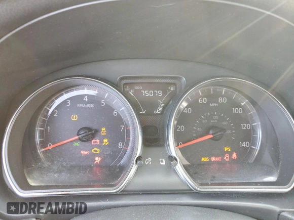 2016 Nissan Versa S with VIN 3N1CN7AP0GL897341, listed as a Copart auction lot 82575384 with 75,079 mi miles and Salvage Title. Bid and sale history available at carsss.com. Image 9.
