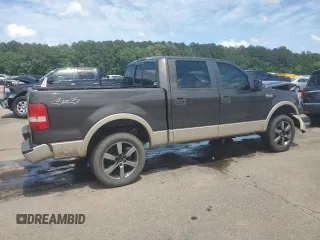 2007 Ford F-150 XLT with VIN 1FTPW14V77KD25879, listed as a Copart auction lot 58498505 with 177,059 mi miles and Salvage title. Bid and sale history available at DreamBid. Image 3.