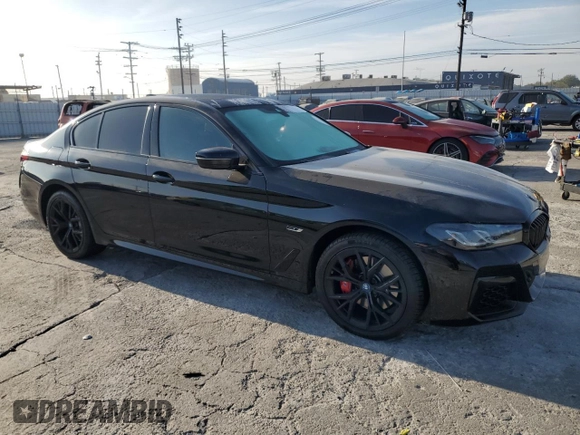 2023 BMW 5 Series 530e with VIN WBA13AG06PCM01727, listed as a Copart auction lot 83666424 with 40,831 mi miles and Salvage title. Bid and sale history available at DreamBid. Image 4.