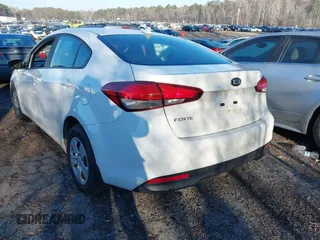 2017 Kia Forte LX with VIN 3KPFK4A75HE096766, listed as a IAAI auction lot 41616487 with 150,760 mi miles. Bid and sale history available at carsss.com. Image 3.