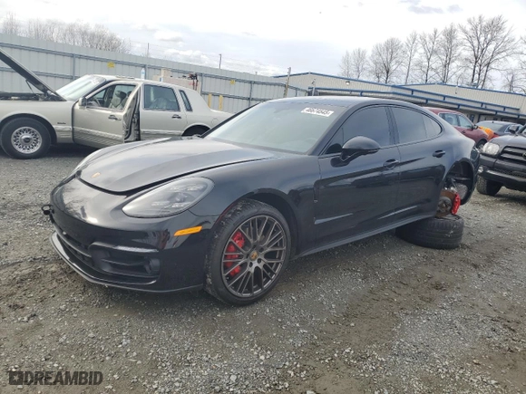 2023 Porsche Panamera S with VIN WP0AB2A70PL130052, listed as a Copart auction lot 46674545 with 12,615 mi miles and Salvage Title. Bid and sale history available at carsss.com. Image 1.