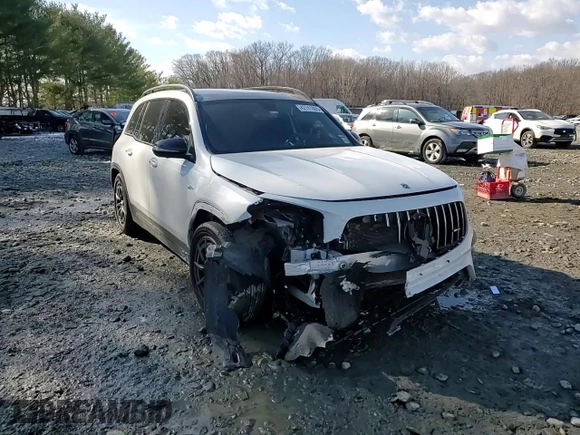 2021 Mercedes-Benz GLB with VIN W1N4M5BB6MW086010, listed as a Copart auction lot 42741805 with 41,017 mi miles and Salvage Title. Bid and sale history available at carsss.com. Image 11.
