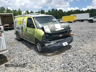 2016 Chevrolet Express Cargo with VIN 1GCWGAFFXG1289982, listed as a Copart auction lot 60210755 with Not provided miles and Salvage title. Bid and sale history available at DreamBid. Image 4.