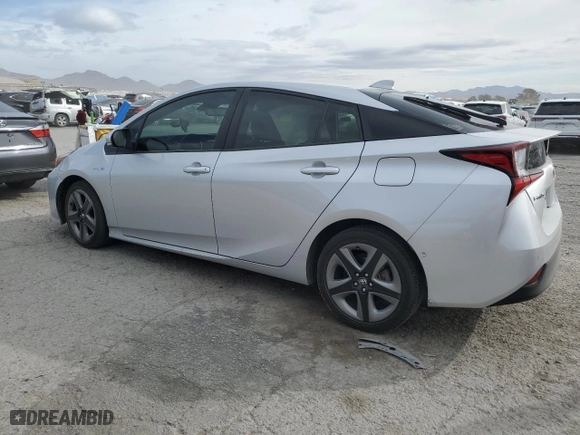2021 Toyota Prius L Eco with VIN JTDKAMFU6M3141280, listed as a Copart auction lot 47604825 with 65,725 mi miles and Salvage Title. Bid and sale history available at carsss.com. Image 2.