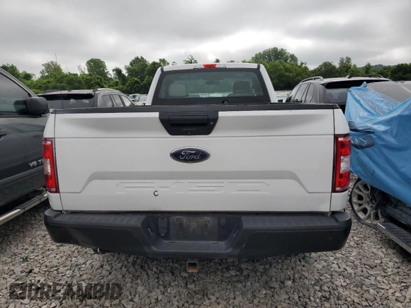 2018 Ford F-150 XL with VIN 1FTMF1CB2JKG04321, listed as a Copart auction lot 55343365 with 126,997 mi miles and Salvage title. Bid and sale history available at DreamBid. Image 6.